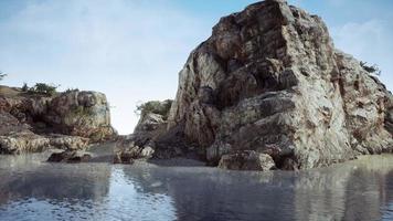 Mediterranean rocky shores and landscape photo