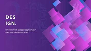 Modern abstract geometric background vector