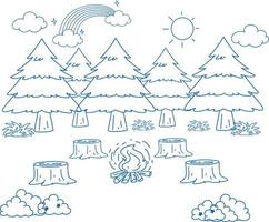 A doodle sketch design on white background vector