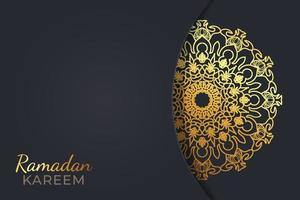 Ramadam kareem background with mandala ornaments. vector