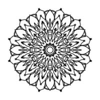 Hand drawn mandala. decoration in ethnic oriental  doodle ornament. vector