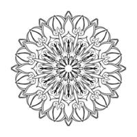 Hand drawn mandala. decoration in ethnic oriental  doodle ornament. vector