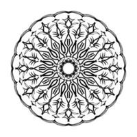 Hand drawn mandala. decoration in ethnic oriental  doodle ornament. vector