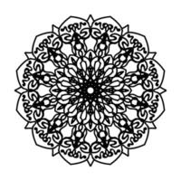 Hand drawn mandala. decoration in ethnic oriental  doodle ornament. vector