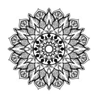 Hand drawn mandala. decoration in ethnic oriental  doodle ornament. vector