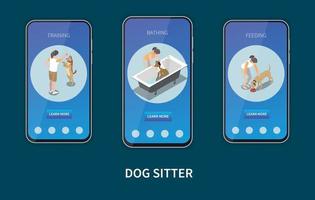 Dog Sitter Isometric Set
