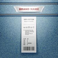 Laundry Clothing Labels Background