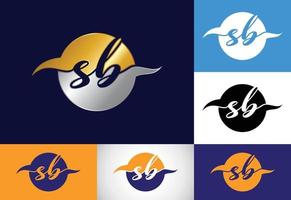 Initial Letter S B Logo Design Vector. Graphic Alphabet Symbol For Corporate Business Identity vector