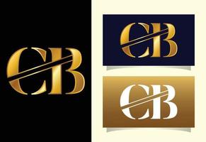 Initial Letter C B Logo Design Vector. Graphic Alphabet Symbol For Corporate Business Identity vector