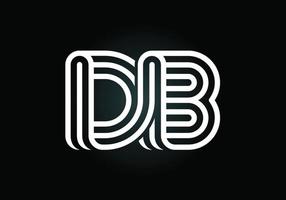 Initial Letter DB Logo Design Vector. Graphic Alphabet Symbol For Corporate Business Identity vector