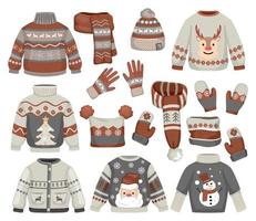 Christmas Sweaters Icon Set