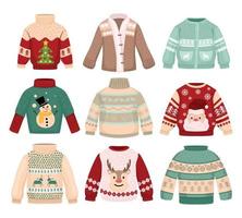 Handmade Christmas Sweaters Set