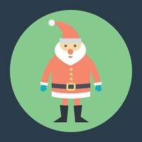 Trendy Santa Concepts vector