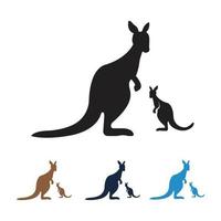 kangaroo vector logo