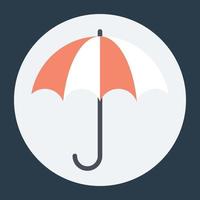 Trendy Umbrella Concepts vector