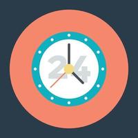 Trendy Clock Concepts vector