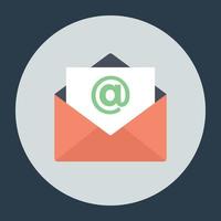 Trendy Email Concepts vector
