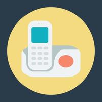 conceptos de telefonos inalambricos vector