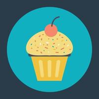 Trendy Cupcake Concepts vector