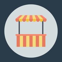 Trendy Kiosk Concepts vector