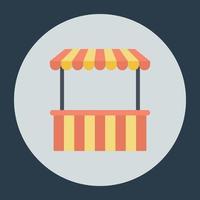 Trendy Kiosk Concepts vector