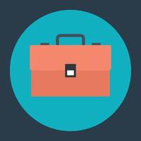 Trendy Briefcase Concepts vector
