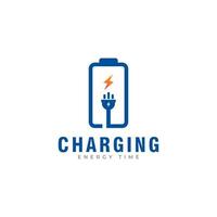 Charging Icon. Battery Fast Charge Logo Design Inspiration vector