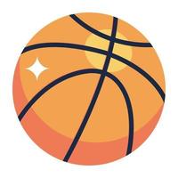 icono de baloncesto de estilo isométrico vector