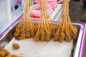 fried pentol, indonesian street food photo