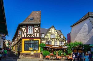 rudesheim histórica ciudad medieval foto