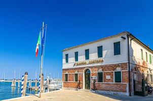 Chioggia, Italy, September 16, 2019 Italian coast guard building Capitaneria di Porto Guardia photo