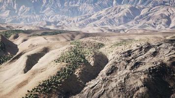 vista aérea del desierto en libia video