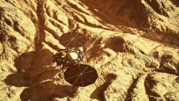 insight Marte esplorando la superficie del pianeta rosso. elementi forniti dalla nasa. video