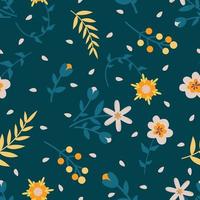 Spring Floral Seamless Pattern vector