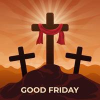 Good Friday Background vector