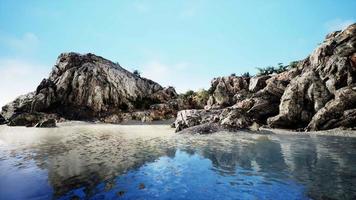 Mediterranean rocky shores and landscape video