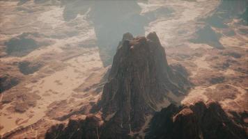 camino del cañón de roca roja de nevada en el panorama del desierto del área de conservación nacional video