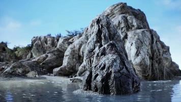 Mediterranean rocky shores and landscape video