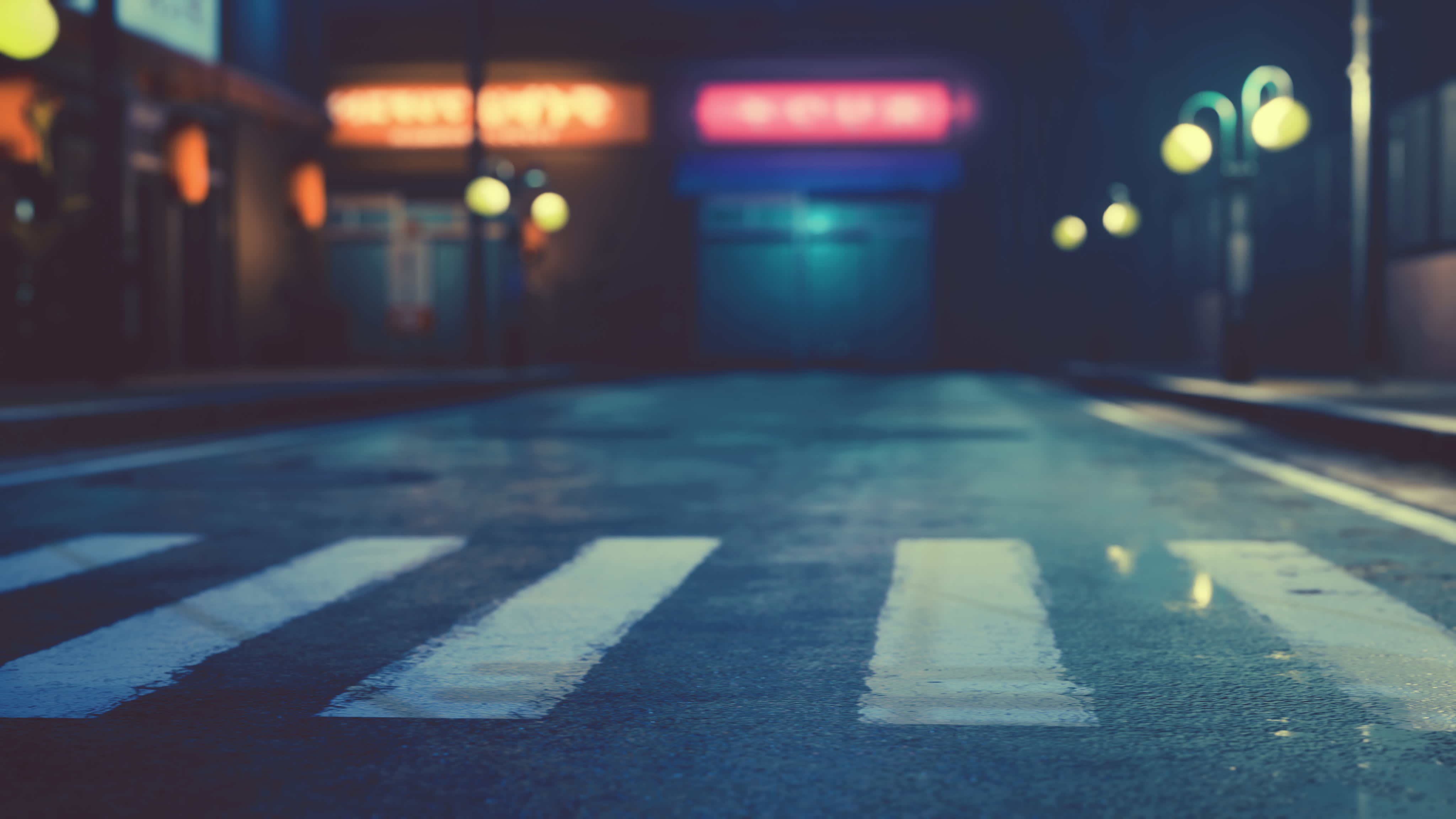 night scene of japan city with neon lights 6252268 Stock Video at Vecteezy