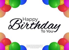 Illustration Vector Graphic Of Happy Birthday Greeting Cards, Good For Backgrounds, Posters, Birthday Greeting Cards