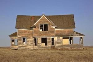 Old deserted farm house photo