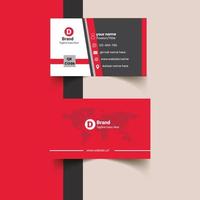 Vector abstract Clean and simple Business Card Template, Modern horizontal name card, Flat Style Vector Illustration. Stationery Design and visiting card, Creative and professional business card.