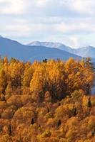 Autumn in British Columbia mountains photo