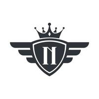 Letter N Royal Sport Victory Emblem Logo Design Inspiration vector