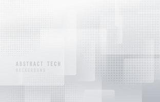 Abstract square tech template design of halftone overlapping artwork. Tech design for cover background. Illustration vector