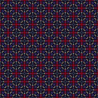 Blue, red and yellow color seamless pattern texture and template. Multicolored. Colorful ornamental graphic design.