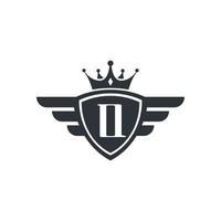 inspiración para el diseño del logotipo del emblema de la victoria del deporte real de la letra q vector