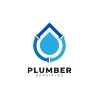 Plumbing Logo Icon Design Template Element vector