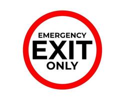 Emergency Exit Sign In Vector, Easy To Use And Print Design Templates vector