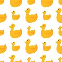 mother duck and duckling seamless pattern vector